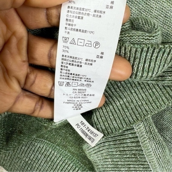 Tommy Bahama Reversible Sweater Mens Size XL Long Sleeves Pullover Shirt 1/4 Zip - Picture 7 of 12